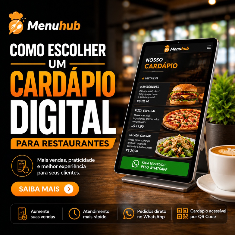 Como Escolher um Cardápio Digital para Restaurantes