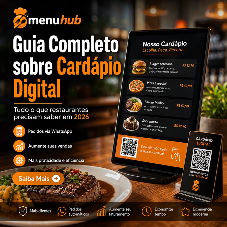 Guia Completo sobre Cardápio Digital para Restaurantes em 2026