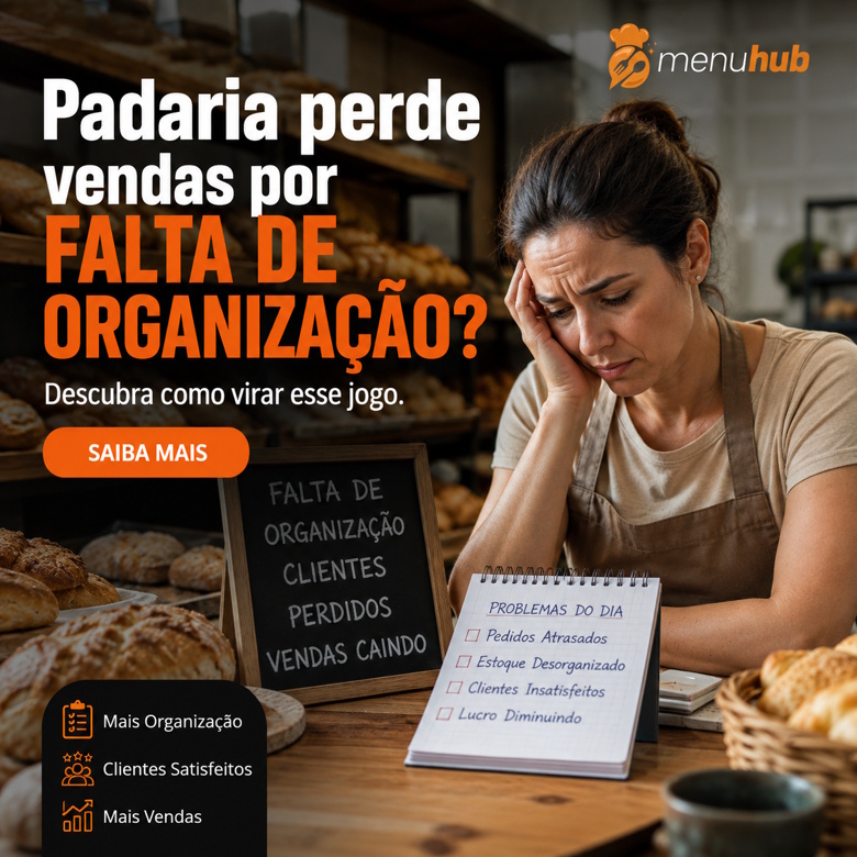 Padaria Perde Vendas por Falta de Organização?
