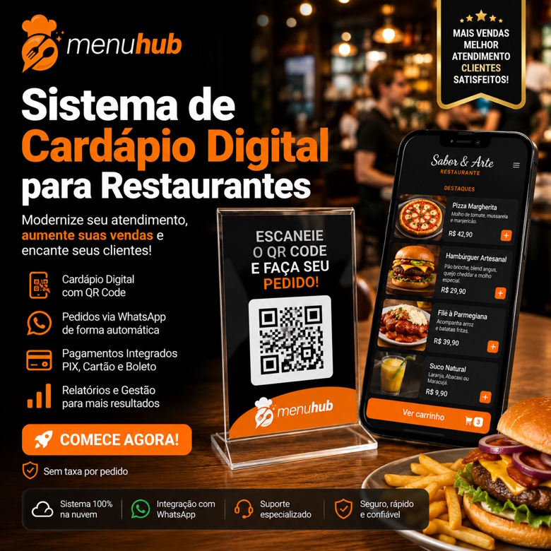 Sistema de Cardápio Digital para Restaurantes