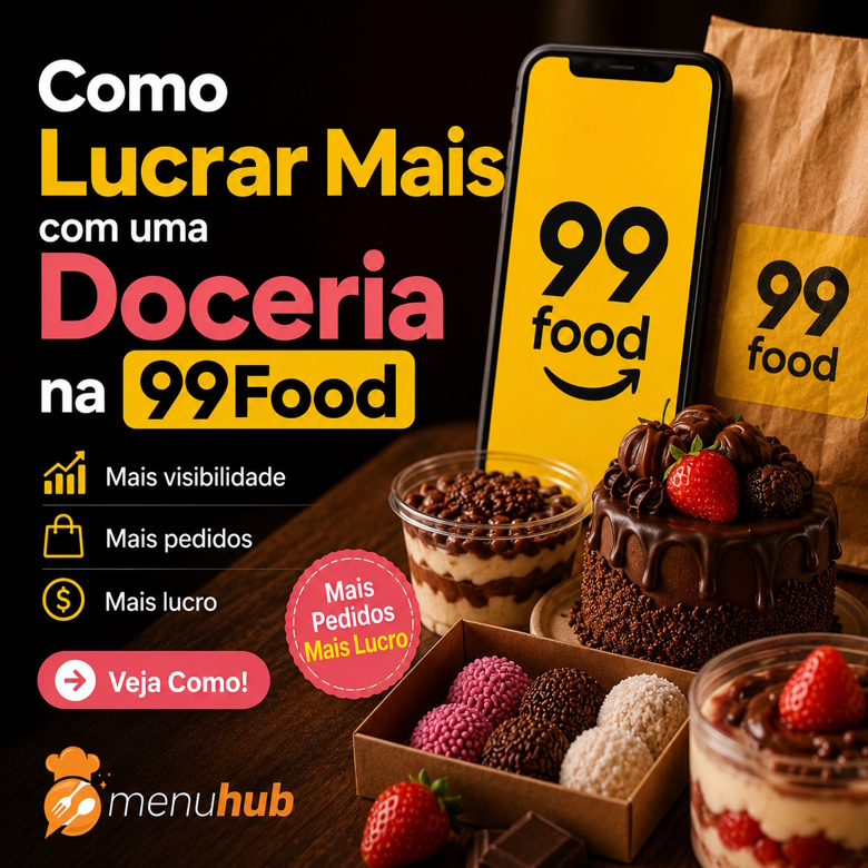 Como Lucrar Mais com uma Doceria na 99Food