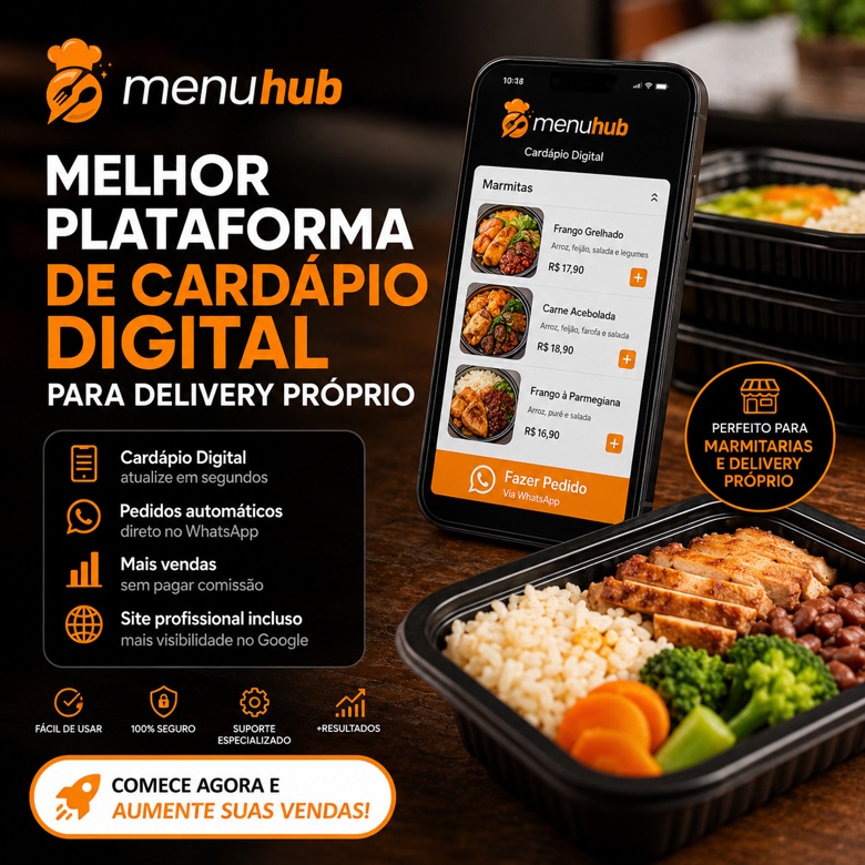 Melhor Plataforma de Cardápio Digital para Delivery Próprio