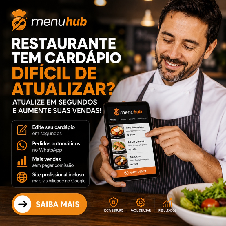 Restaurante Tem Cardápio Difícil de Atualizar?
