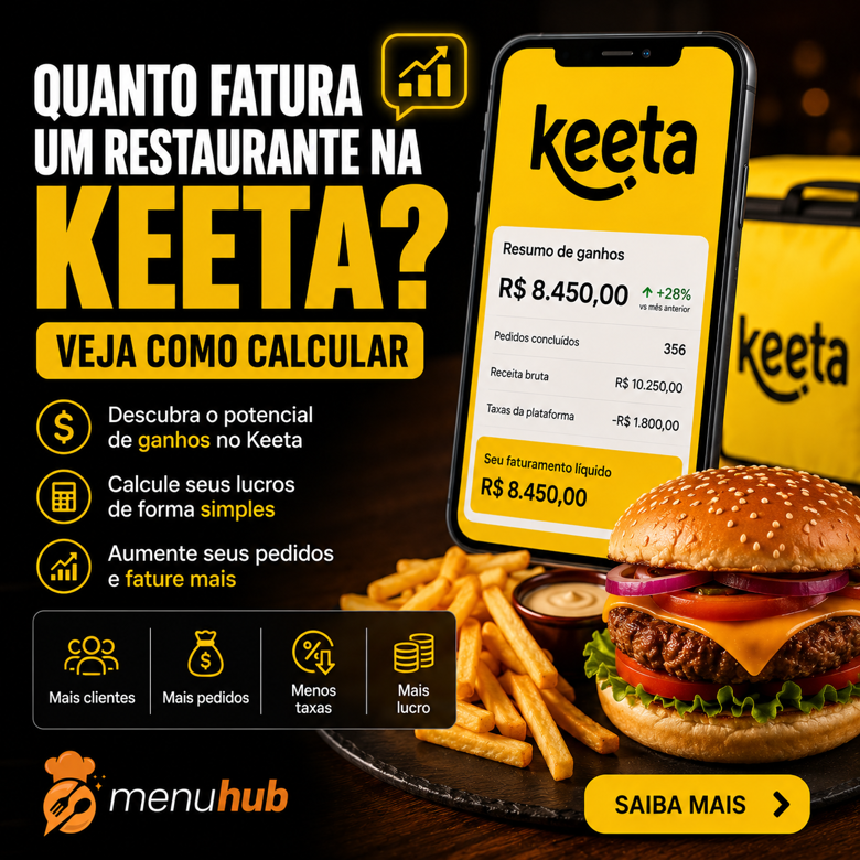 Quanto Fatura um Restaurante na Keeta? Veja Como Calcular