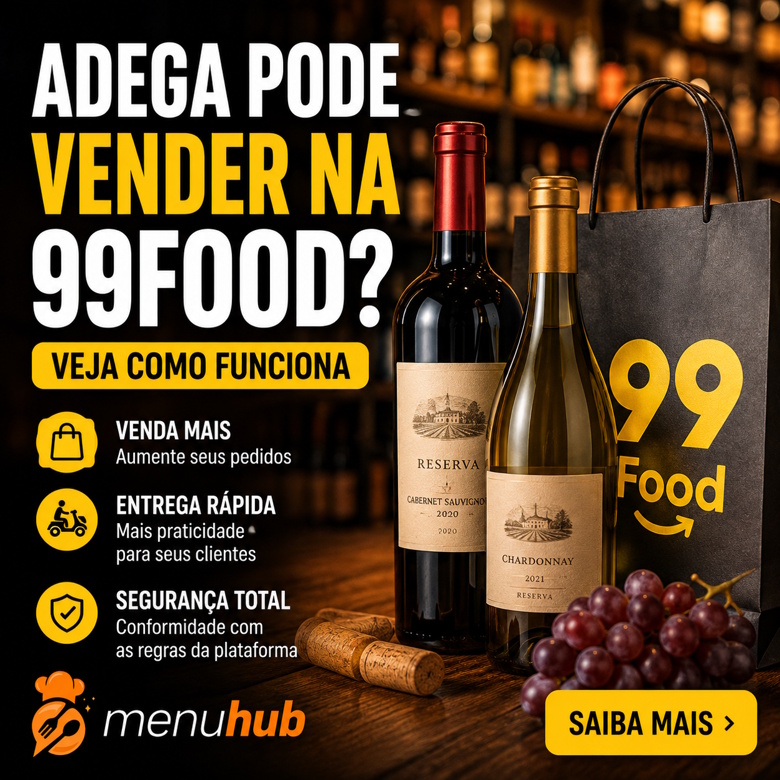 Adega Pode Vender na 99Food? Veja Como Funciona