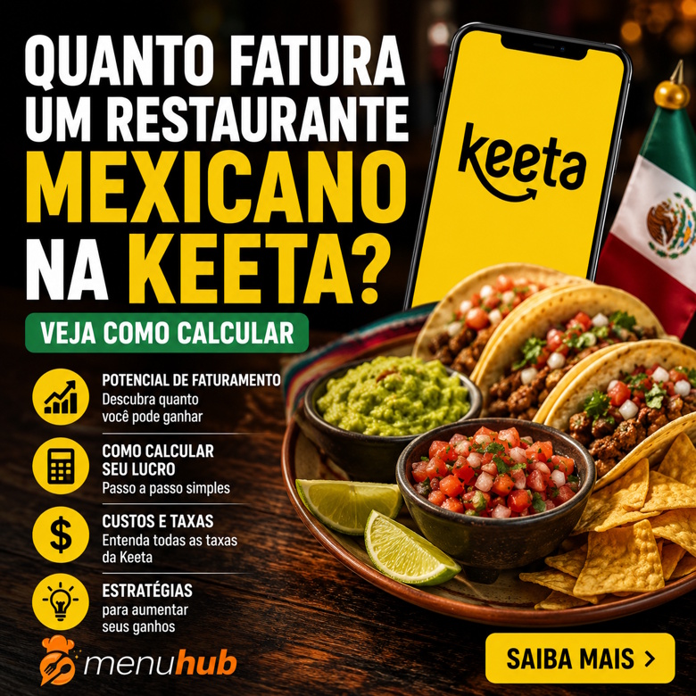 Quanto Fatura um Restaurante Mexicano na Keeta? Veja Como Calcular