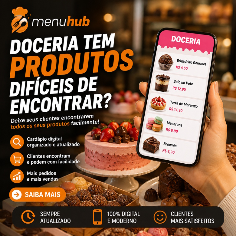 Doceria Tem Produtos Difíceis de Encontrar?