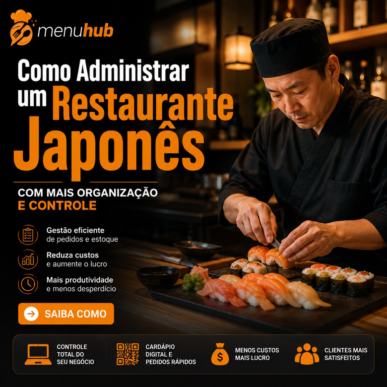 Como Administrar um Restaurante Japonês com Mais Organização e Controle?