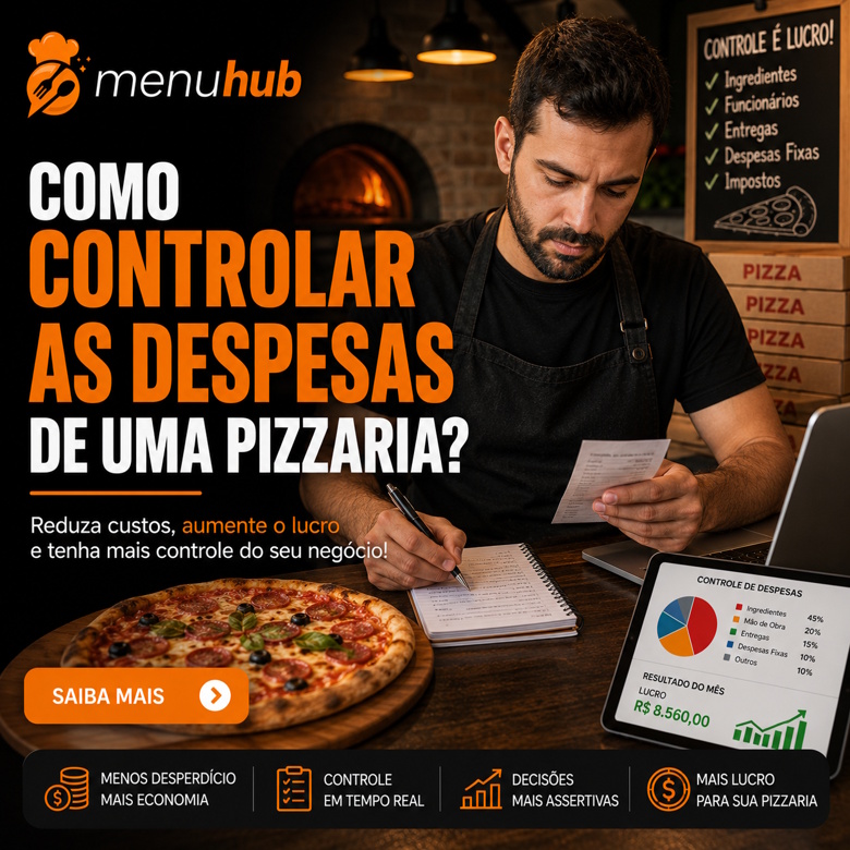 Como Controlar as Despesas de uma Pizzaria?