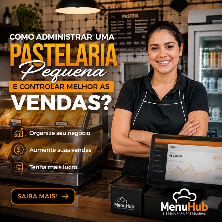 Como Administrar uma Pastelaria Pequena e Melhorar o Controle das Vendas?