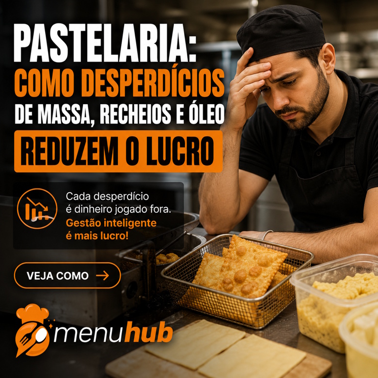 Pastelaria: Como desperdícios de massa, recheios e óleo reduzem o lucro