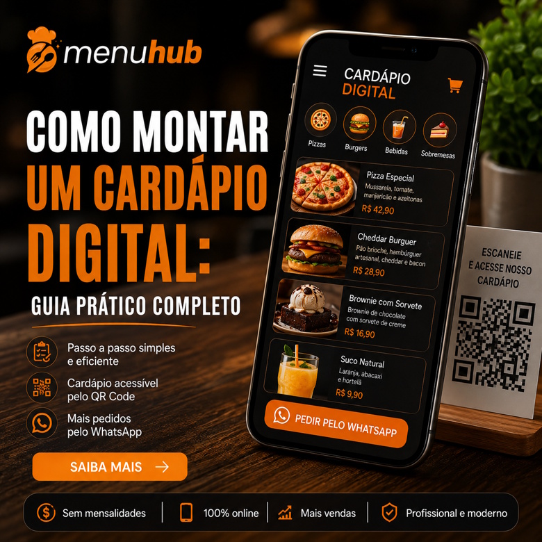 Como Montar um Cardápio Digital: Guia Prático Completo